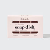 Self-draining Soap Dish