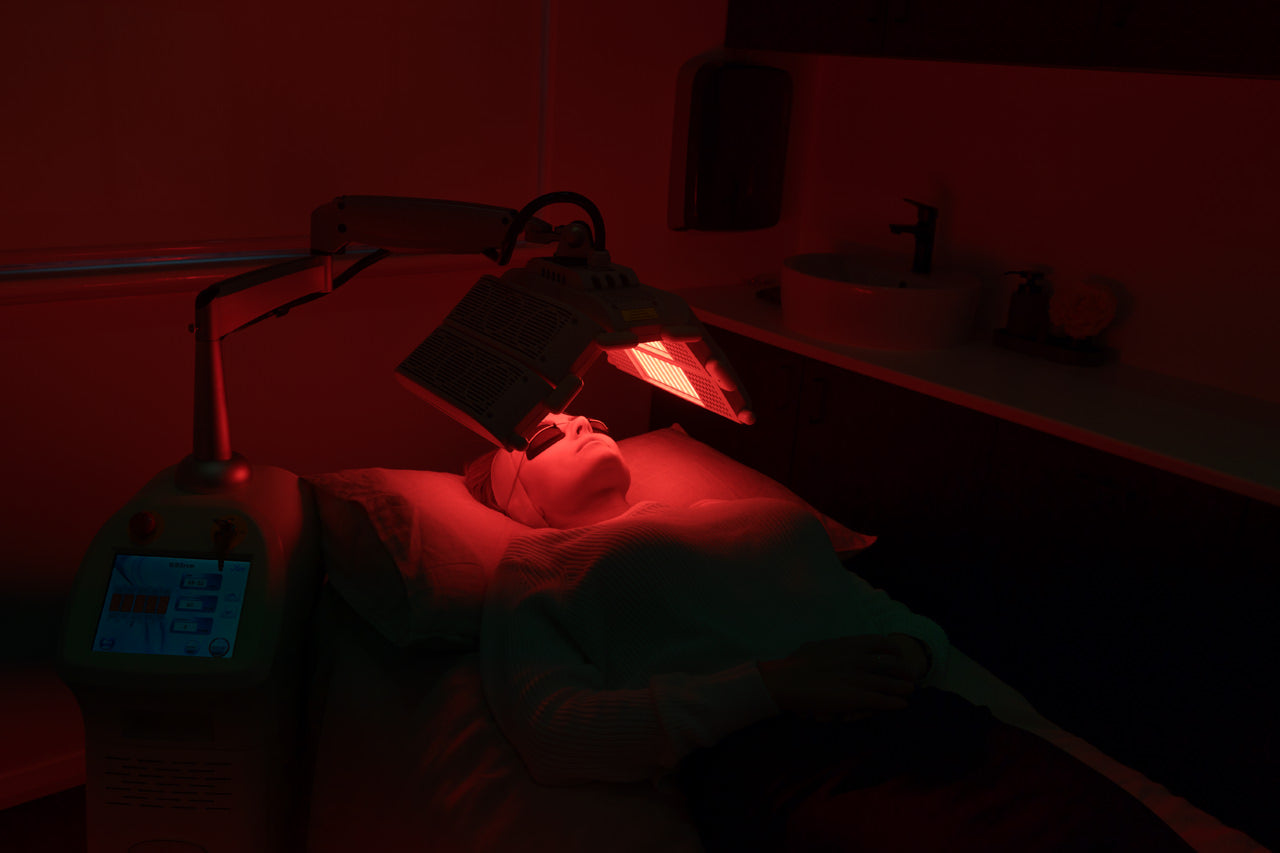 LED Therapy treatment at Base Aesthetic Clinic South Perth.